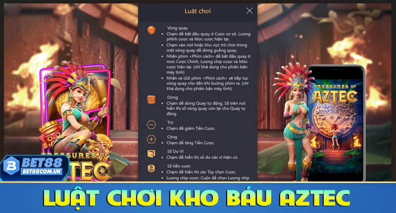 Kho Báu Aztec – Cách Chơi Và 10 Bí Quyết Giành Chiến Thắng 7 Luật chơi găm slot kho báu Aztec